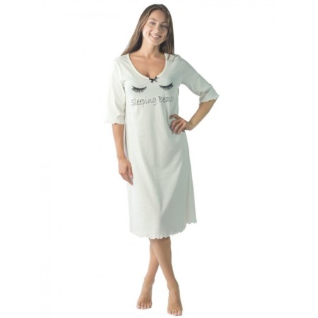 Night shirt Sleeping Beauty, size 44, ivory color-2