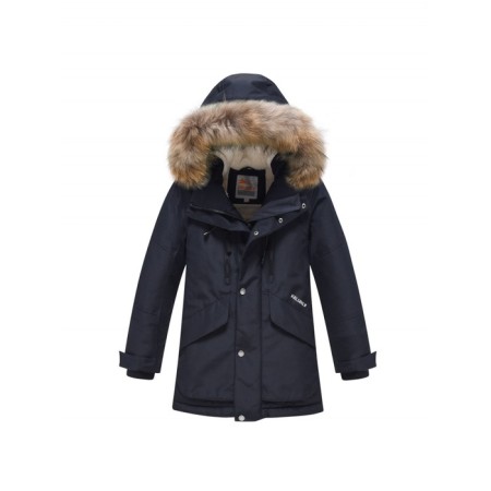 Winter park for a boy, height 128 cm, black color