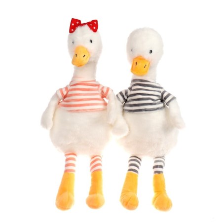 Soft toy "Goose" striped, mix-4