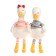 Soft toy "Goose" striped, mix