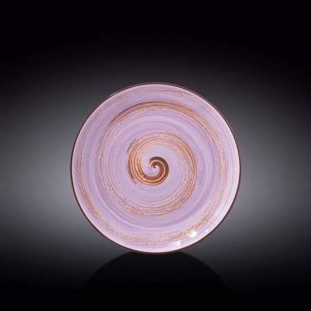 Round -round Wilmax England Spiral, D = 23 cm, lavender color