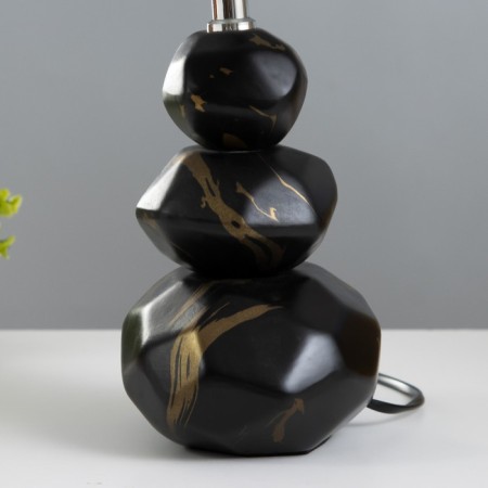 Board Lamp "Andry" E14 40W Black-gold-gold 23x23x39 cm Risalux-4