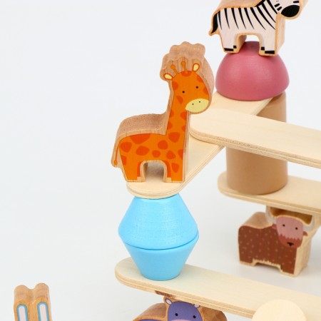 Wooden developing toy Balancir "Animal World" 20.5 × 15.5 × 4.5cm-2