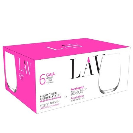 A set of glasses for drinks LAV GAIA, 475 ml, 6 pcs-8