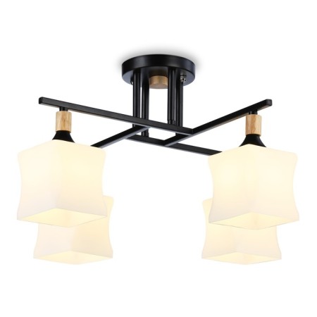 Suspended chandelier Ambrella Light, Modern, TR9497, 4HE27, Black Color