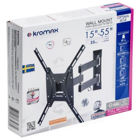 Kromax Optima-404 Black Black 15 "-55" Max.35kg Nastennaya-Vyda 107047-9