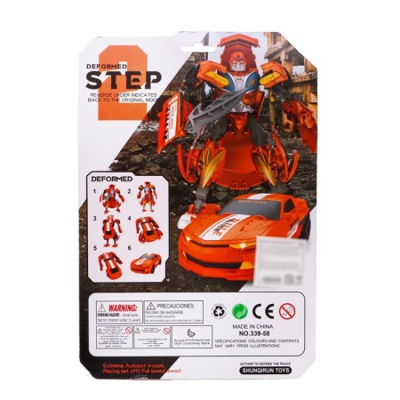 Autobot robot, transforms, orange color-9