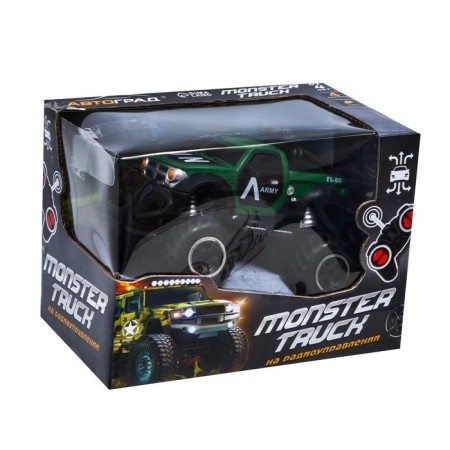 Army radio -controlled jeep, works on batteries, green color-7