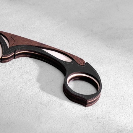Wooden souvenir "Kerambit. Middle Ages", brown-2