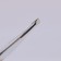 Pinzet begged, wide, 8.5 cm, silver color