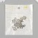 Decor Metal for Creativity "Verba in a Vase" 2.5x1.9 cm