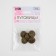 A set of metal buttons on the leg, d = 18 mm, 5 pcs, antique color