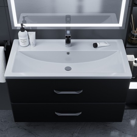 Sink uperwood Foster, furniture, 90 cm, rectangular-3