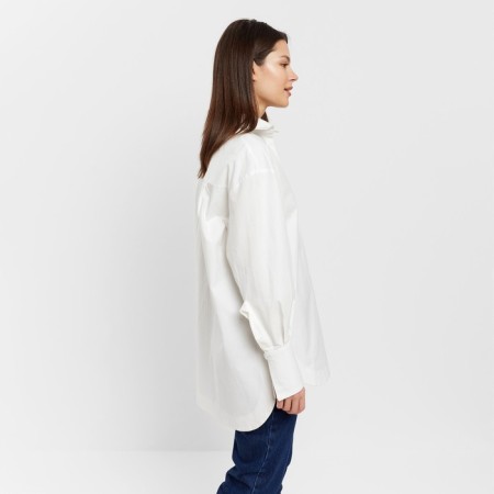 Women's shirt Minaku: Casual Collection Color White, Rr. 48-1