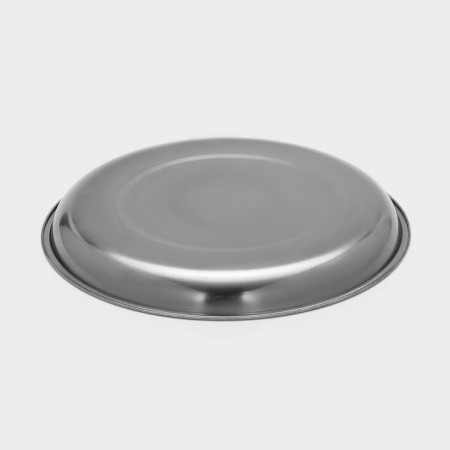 Stainless steel plate, 750 ml, d = 23 cm-2