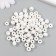 Beads for creativity tree "White" d = 0.8 cm set 20 grams