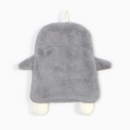 Lovelife hand towel "Penguin", col. Gray, 25x21 cm, 100% PE, microfiber 280 g/m2-2