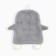 Lovelife hand towel "Penguin", col. Gray, 25x21 cm, 100% PE, microfiber 280 g/m2