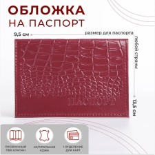 Cover for passport, lilac color