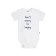 Body baby with a short sleeve "Goroshinka", height 62 cm, white color