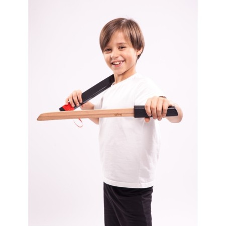 Wooden sword "Vakzashi", in a sheath, black color, beech-9