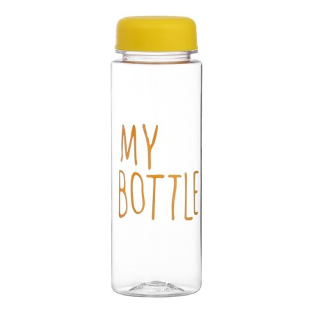 Water bottle, 500 ml, My Bottle, 19 x 6 cm, bag included, mix-4