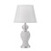 Lamina desktop lamp E14 40W white-silver 22x22x40 cm