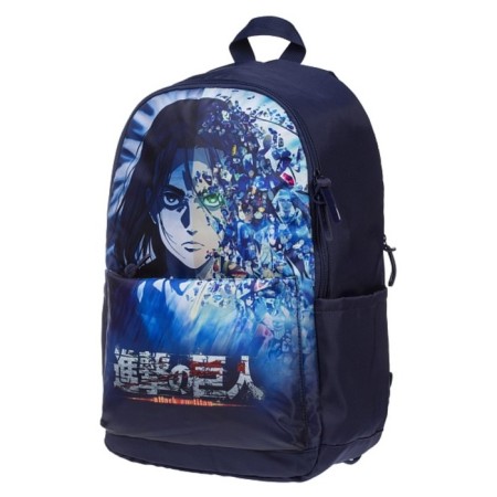 Youth backpack 45 x 32 x 15 cm, ergonomic back, Hatber urban "Titanes attack", NRK_061076-1