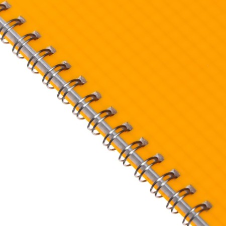 Notepad A5, 60 sheets on the crest, plastic cover, orange-2