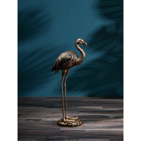 Form "Flamingo", polystone, 82 cm, color gold