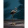 Form "Flamingo", polystone, 82 cm, color gold
