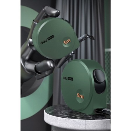 Deli HT8519L 112897 roulette, Softtach Corps, Green, 5 m x 19 mm-4