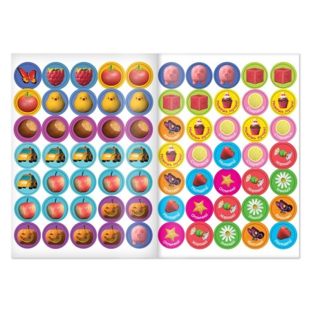 Records with the stickers "Write the numbers", 20 pages, A5, Masha and the bear-1