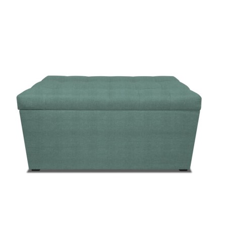 Puff with a lid and weighting, 800 × 400 × 420 mm, bingo velor, Mint color