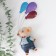 Souvenir Polystone Wall Decor "Pigu with balloons" 26x5x9 cm