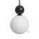 Lamp "ALVA" G9 40W Black 12x12x18-118 cm