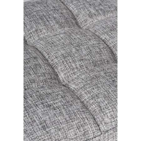 Baya Metal/fabric, black/gray stool 35x35x45 cm-3