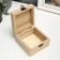 The box is simple "square" 8.5x8.5x5 cm