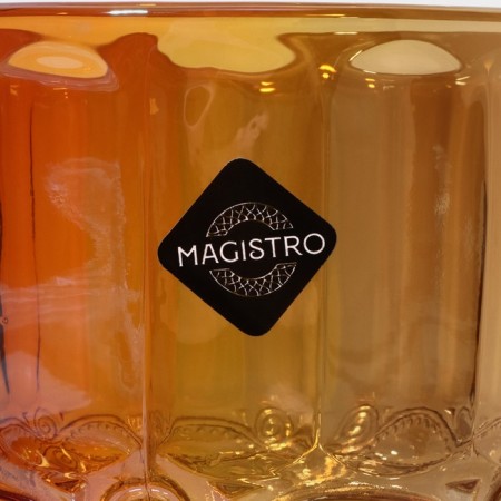 Magistro glass glass "La-Channel", 250 ml, 8 × 15.5 cm, amber color-7