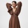 Women's dress MIST with a deep neckline river. 44, brown