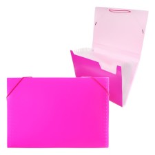 Folder Carder Calligrata Neon 6 department. A4 plastic 0.7mm fuchsia. Cut in color