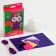 Set for creating a toy made of felt "owl", with perforation and filler