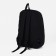 Youth backpack from textiles, 2 parts on lightning, 3 pockets, black color
