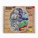 Double notebook on the crest, soft cover, size 15x12cm, 48 liters “left, right”