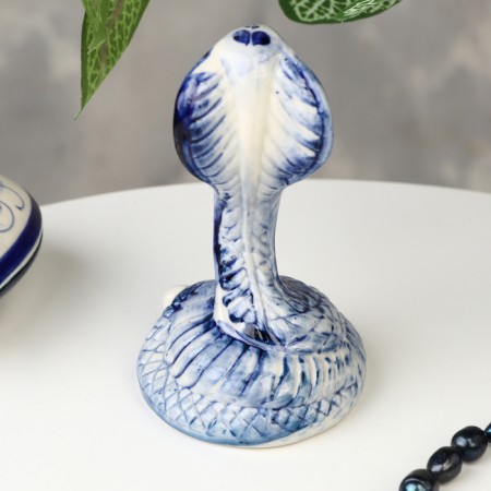 Souvenir "Cobra Gyurza", Gzhel, 11x6 cm-3
