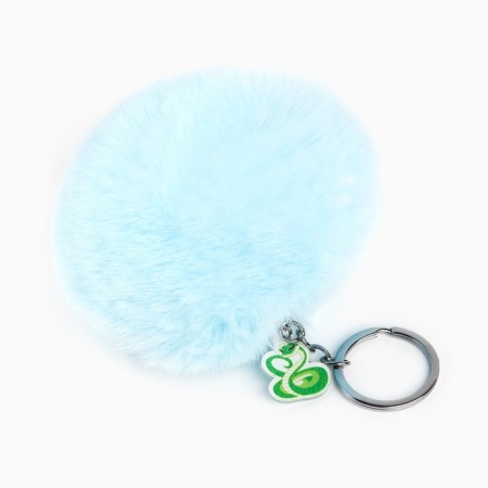 New Year keychain, for keys, fluffy of the "Magic Year" 9 x 12 cm-3