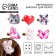 Walking hair clip "Mix"
