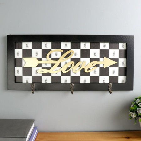 Decorative tree hooks "Chess. Love" 16.5x37x3.3 cm