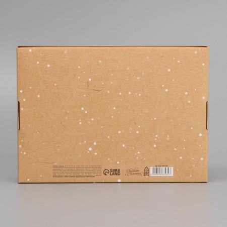 Folding box "Parcel", 21 x 15 x 5 cm, new year-3