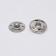 The buttons are sewing, d = 16 mm, 20 pcs, silver color